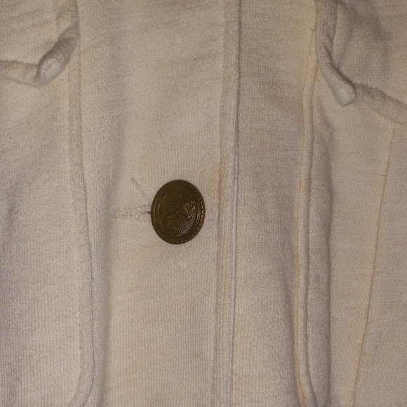 Ralph Lauren Denim & Supply Women Military Army Cotton French Terry Gold Trim - Picture 7 of 10